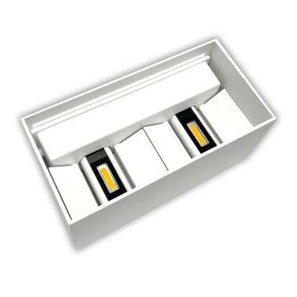 Lampada da parete LED per esterni LED/24W/230V 3000K IP65 bianco
