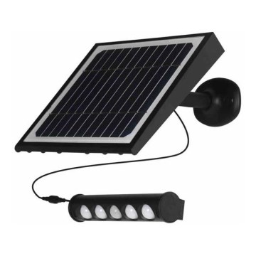 Lampada da parete LED Solar con sensore LED/8W/3,7V 4000 mAh 4000K IP65
