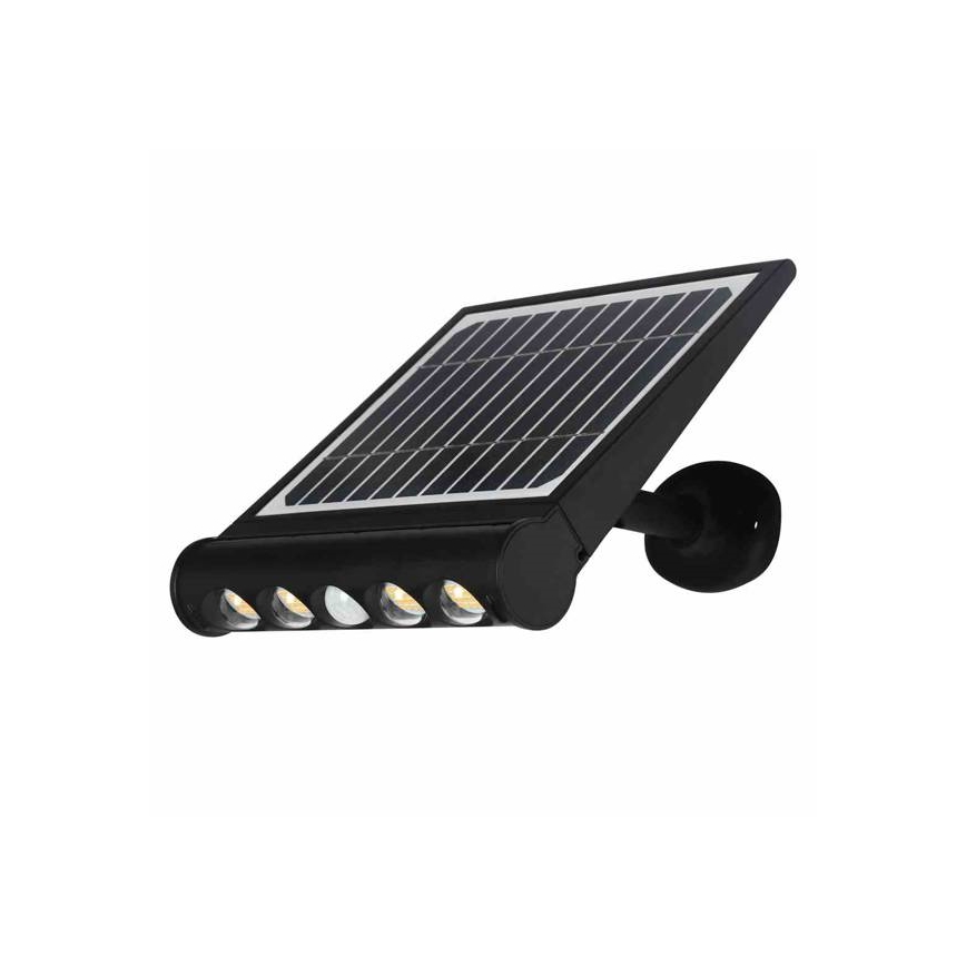 Lampada da parete LED Solar con sensore LED/8W/3,7V 4000 mAh 4000K IP65