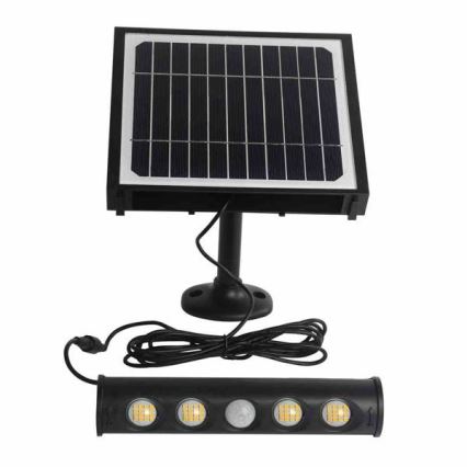 Lampada da parete LED Solar con sensore LED/8W/3,7V 4000 mAh 4000K IP65