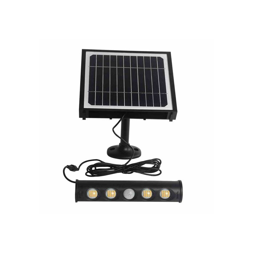 Lampada da parete LED Solar con sensore LED/8W/3,7V 4000 mAh 4000K IP65