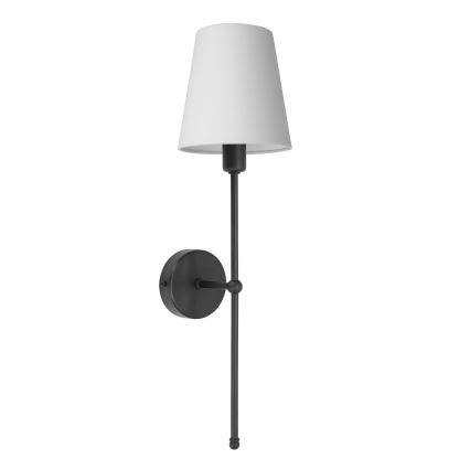 Lampada da parete MADELA 1xE14/40W/230V bianco/nero