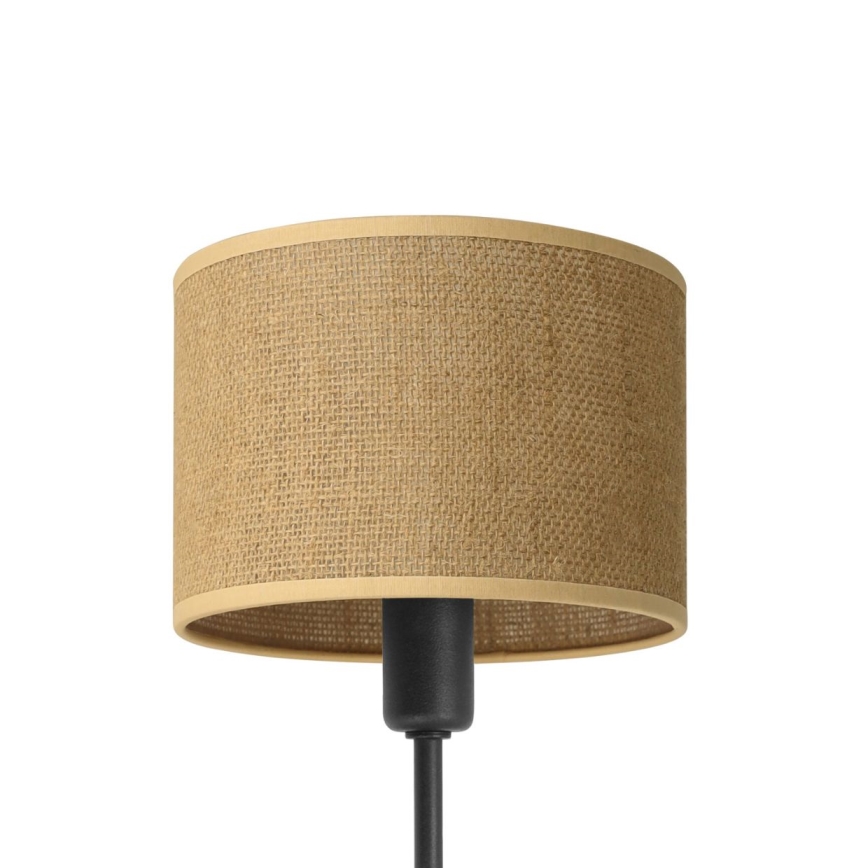 Lampada da parete MADELA 1xE14/40W/230V iuta/nera