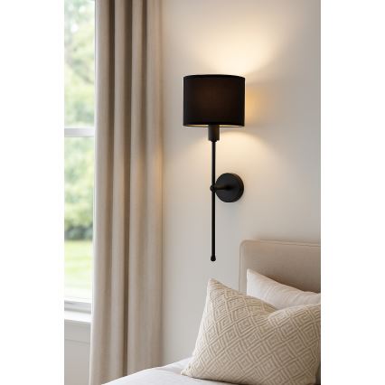 Lampada da parete MADELA 1xE14/40W/230V nera
