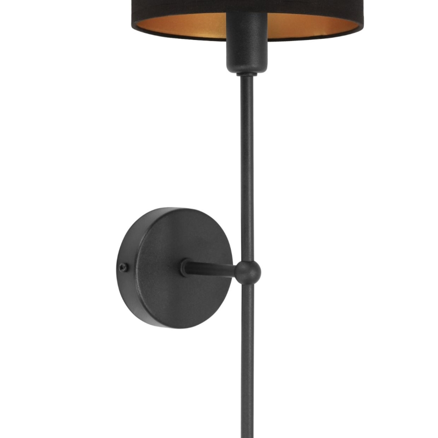 Lampada da parete MADELA 1xE14/40W/230V nera
