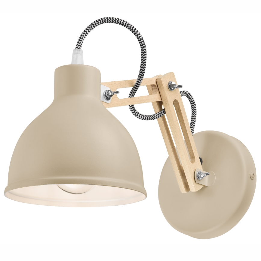 Lampada da parete MARCELLO 1xE27/15W/230V beige