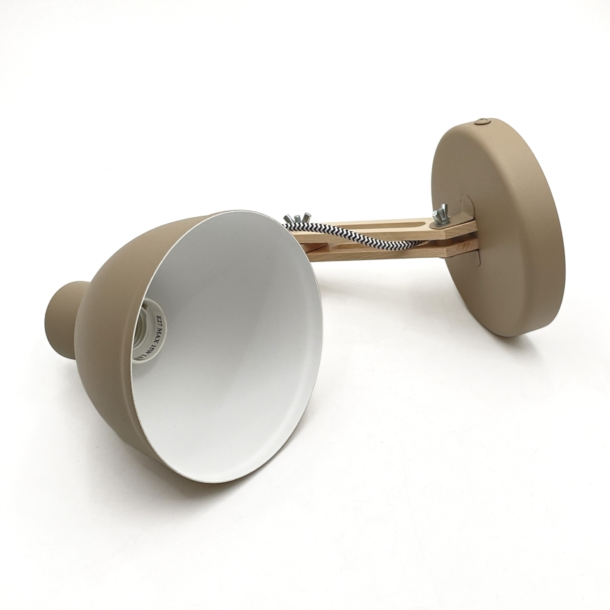 Lampada da parete MARCELLO 1xE27/15W/230V beige