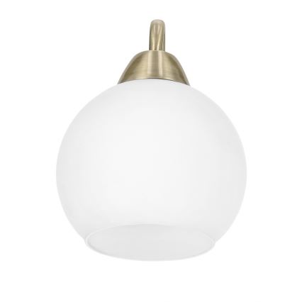 Lampada da parete NESTOR 1xE27/40W/230V ottone