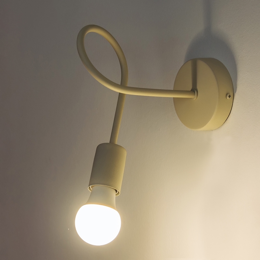 Lampada da parete OXFORD 1xE27/15W/230V colore crema