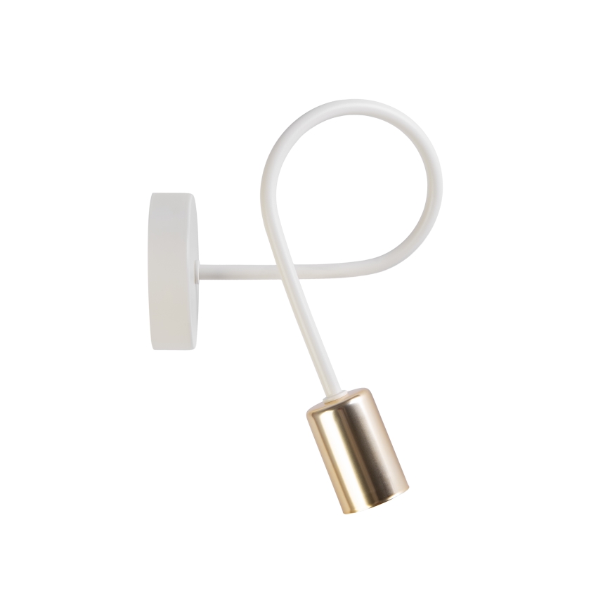 Lampada da parete OXFORD 1xE27/15W/230V ottone/bianco