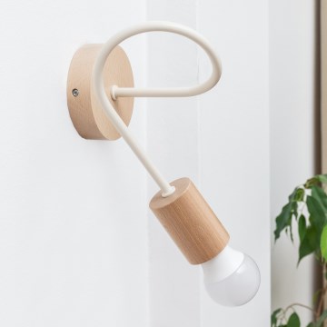 Lampada da parete OXFORD 1xE27/15W/230V pino/crema