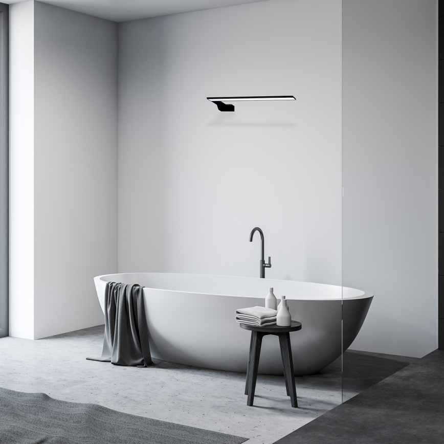 Lampada da parete per bagno SHINE LED/11W/230V 45 cm IP44 nera