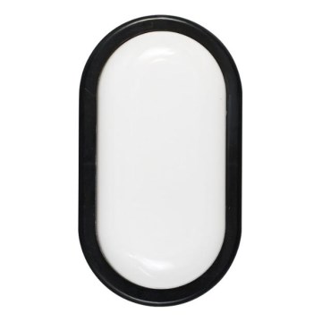 Lampada da parete per esterni a LED/12W/230V IP54 nera