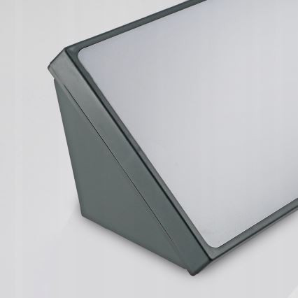 Lampada da parete LED da esterno con sensore di movimento LED/20W/230V IP65 grigia