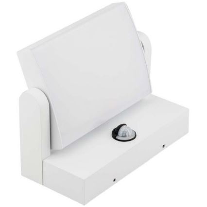 Lampada da parete per esterni LED con sensore LED/17W/230V 4000K IP65 bianco