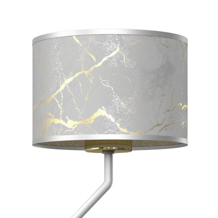 Lampada da parete SENSO 1xE27/40W/230V + 1xGU10/MR11/7W bianco