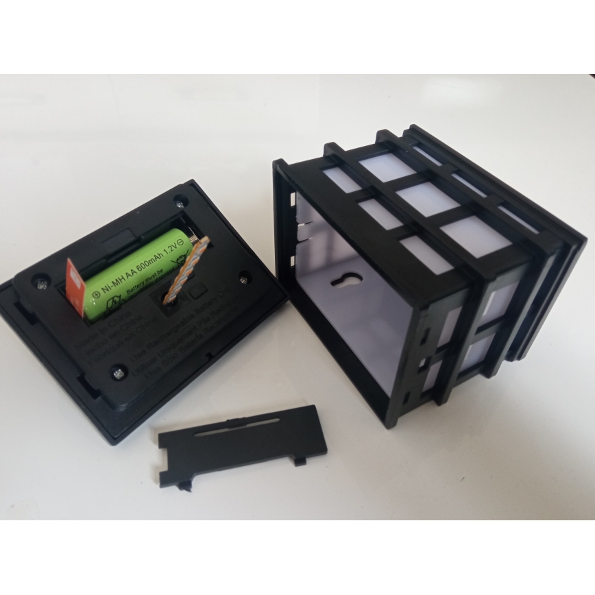 Lampada da parete solare a LED con sensore crepuscolare LED/1,2 V 600 mAh IP44