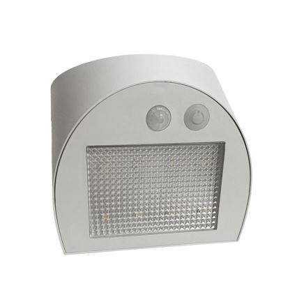 Lampada da parete solare a LED con sensore LED/3W/3,7V 3000/4000K 1200 mAh IP54 bianco