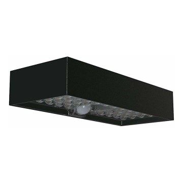 Lampada da parete solare a LED con sensore LED/6W/3,7V IP65 4000K nero