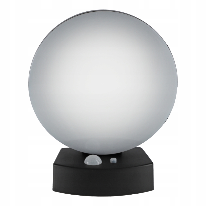 Lampada da parete solare a LED dimmerabile con sensore LED/3W/3,7V 1800 mAh IP54 nera