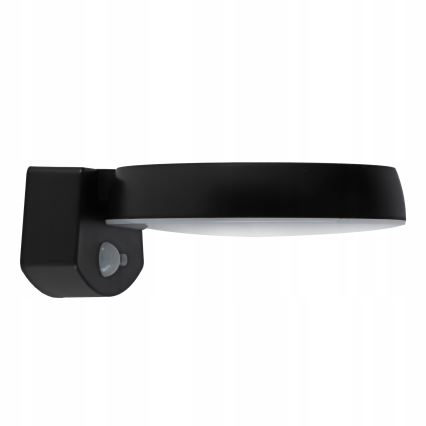 Lampada da parete solare a LED dimmerabile con sensore LED/3W/3,7V 1800 mAh IP54 nera
