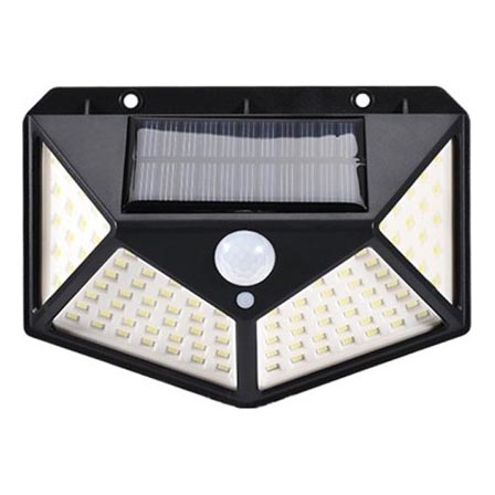 Lampada da parete solare LED con sensore LED/1W/3,7V 6500K IP44 1200 mAh