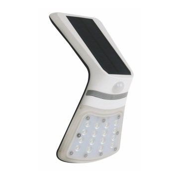 Lampada da parete solare LED con sensore LED/2W/3,7V 1200 mAh IP65