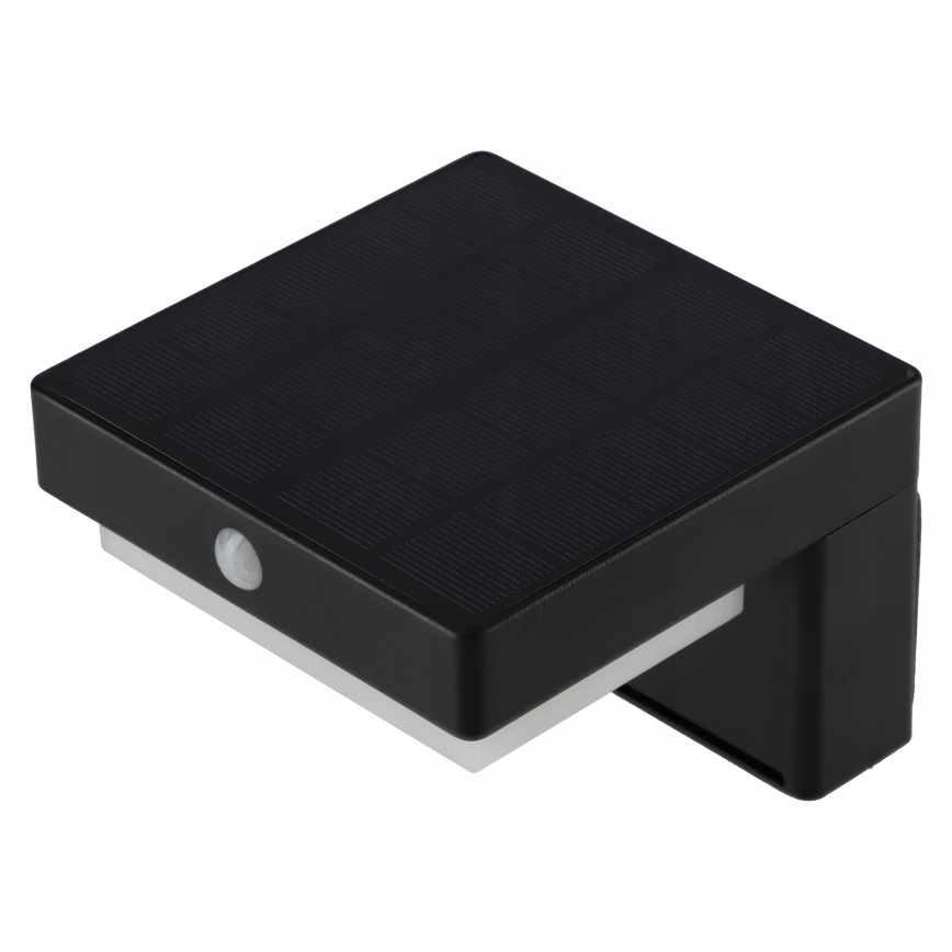 Lampada da parete solare LED con sensore LED/5W/3,7V 2000 mAh IP44 nero