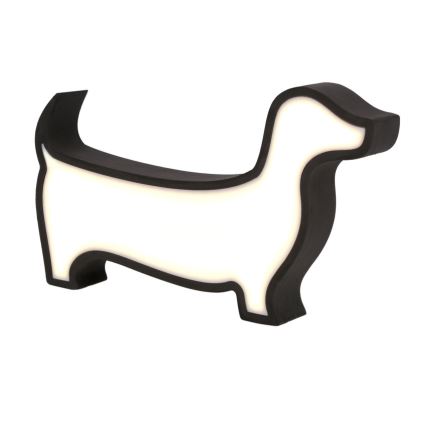 Lampada da scrivania per bambini DOG LED/12W/230V nera