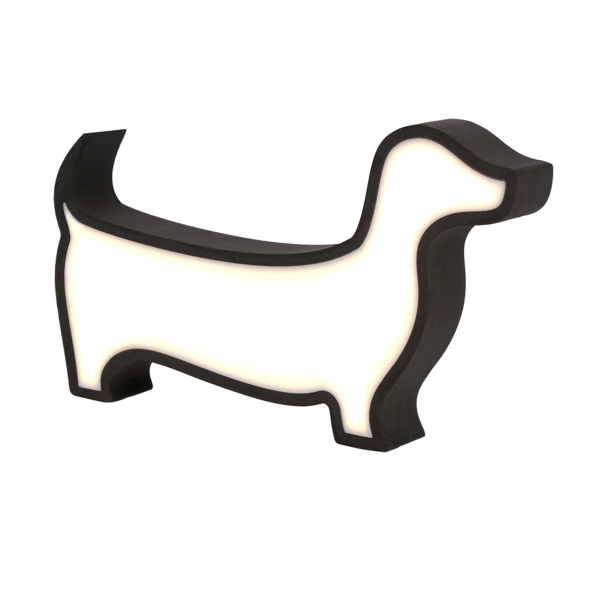 Lampada da scrivania per bambini DOG LED/12W/230V nera