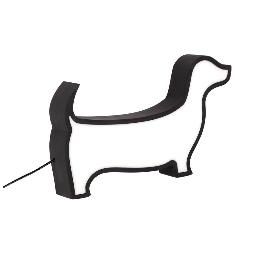 Lampada da scrivania per bambini DOG LED/12W/230V nera
