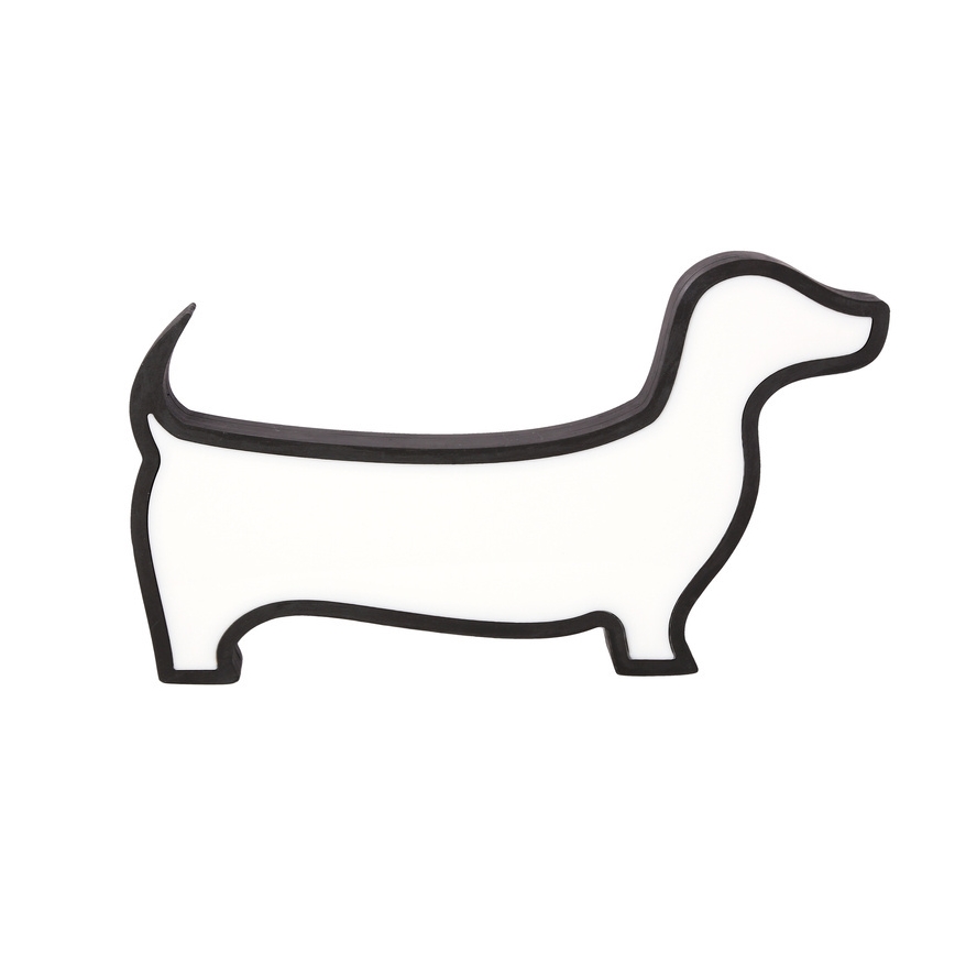Lampada da scrivania per bambini DOG LED/12W/230V nera
