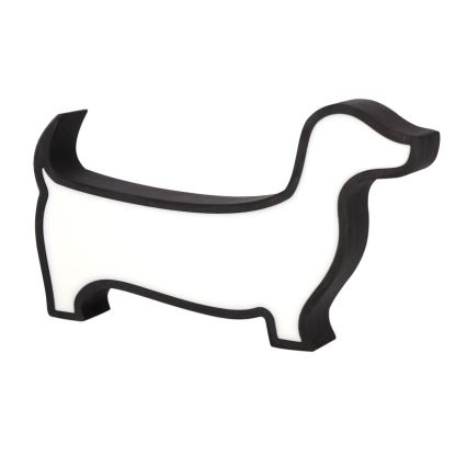 Lampada da scrivania per bambini DOG LED/12W/230V nera