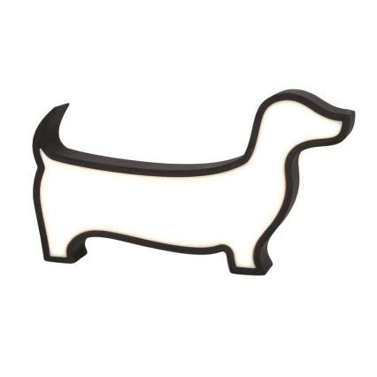 Lampada da scrivania per bambini DOG LED/12W/230V nera