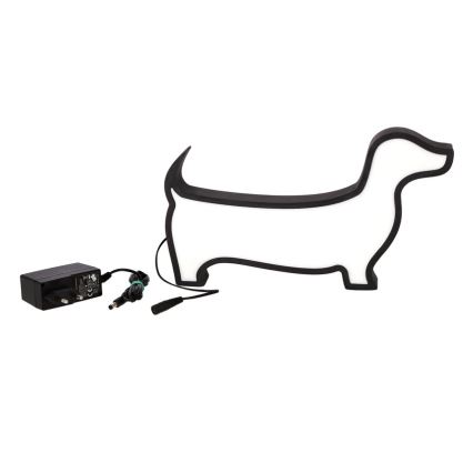Lampada da scrivania per bambini DOG LED/12W/230V nera