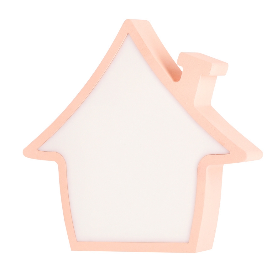 Lampada da scrivania per bambini HOUSE LED/10W/230V rosa