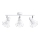 Lampada da soffitto ARTEMIS 3xE14/40W/230V bianco