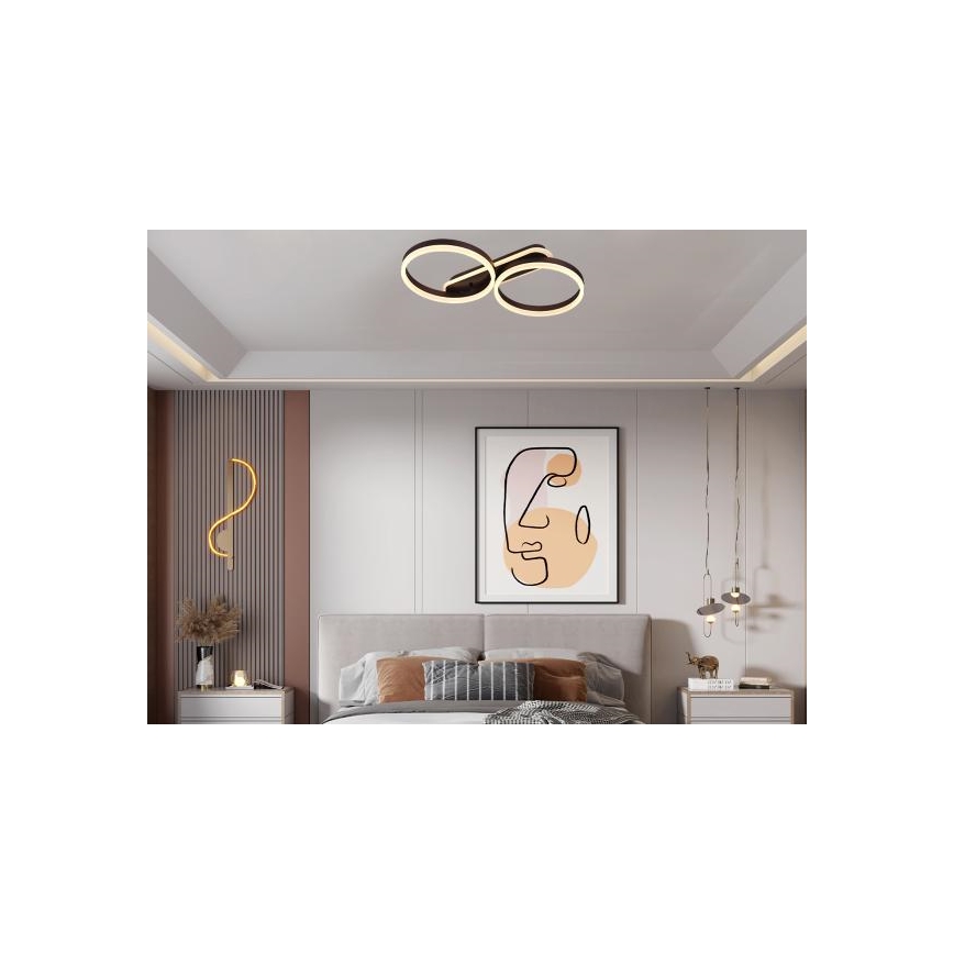 Lampada da soffitto dimmerabile a LED/60W/230V 3000-6500K + telecomando