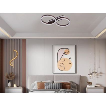 Lampada da soffitto dimmerabile a LED/60W/230V 3000-6500K + telecomando