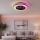Lampada da soffitto dimmerabile LED RGBW con ventilatore VENTELUX LED/48W/230V 3000/4000/6500K Ø 48,5 cm nero + telecomando