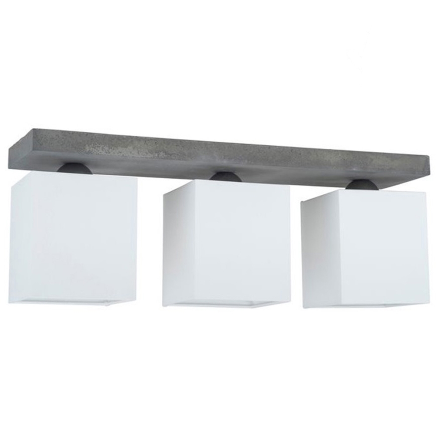 Lampada da soffitto GREAT 3xE27/25W/230V cemento