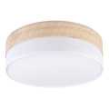 Lampada da soffitto LED SIRJA BOHO LED/36W/230V 4000K Ø 45 cm beige/bianco