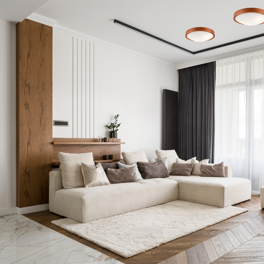 Lampada da soffitto MEDA 2xE27/60W/230V pino