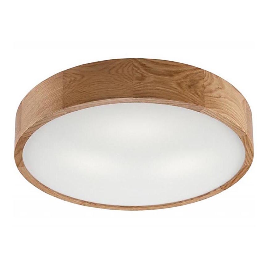 Lampada da soffitto OAK 3xE27/60W/230V rovere Ø 47,5 cm