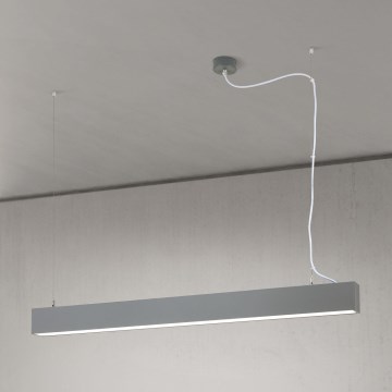 Lampada da soffitto/sospensione 2 in 1 PALKKI LED/38W/230V 3000/4000/5000K grigio