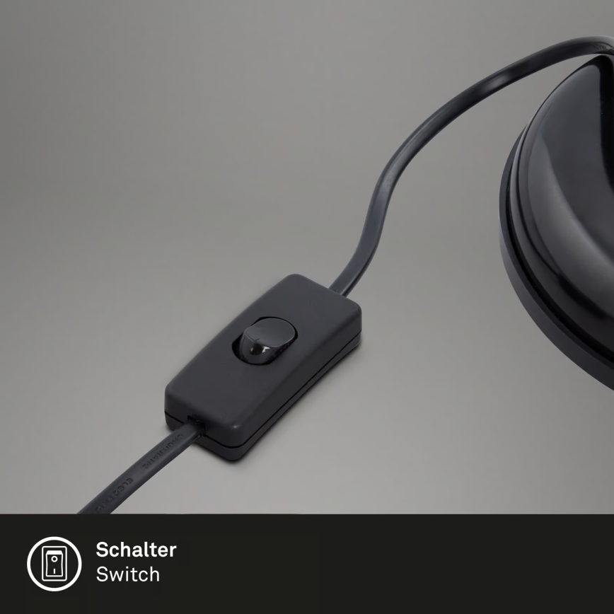 Lampada da tavolo 1xE14/25W/230V nera