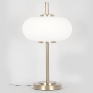 Lampada da tavolo 1xE14/3W/230V bianco/ottone