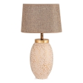 Lampada da tavolo 1xE27/40W/230V beige/oro
