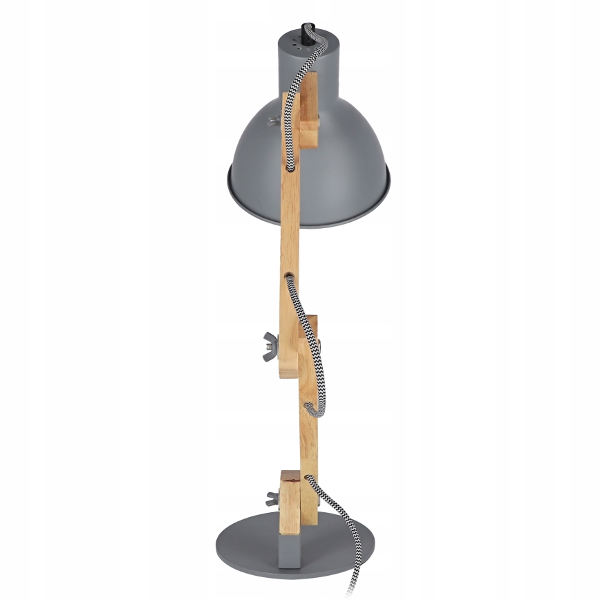 Lampada da tavolo 1xE27/40W/230V grigia