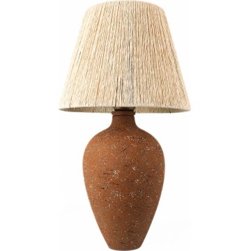 Lampada da tavolo 1xE27/40W/230V marrone/color crema